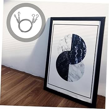 Amazon | LIFKICH 絵画吊り下げワイヤーセット ステンレス